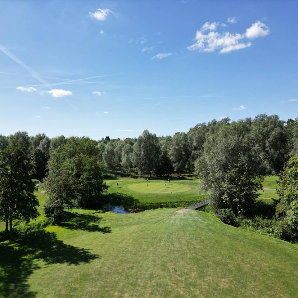 Aerial view of The Essex golf course